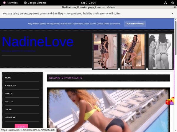 $1 Nadinelove.modelcentro.com Trial