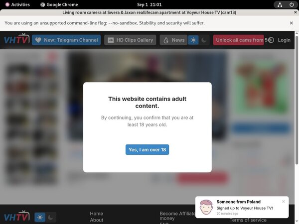 Account Voyeur-house.tv Free