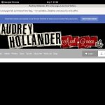 Audrey Hollander Order Page