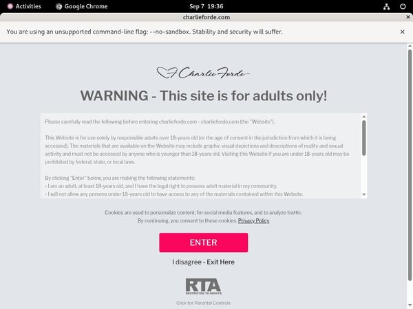 Charlie Forde Paysite Review