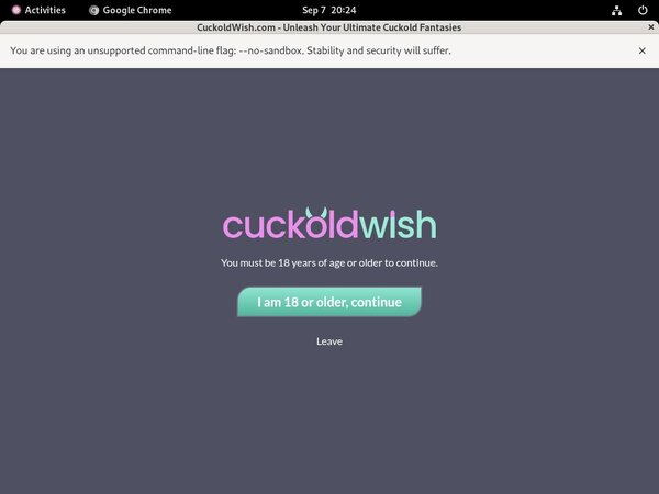 Cuckold Wishpassword
