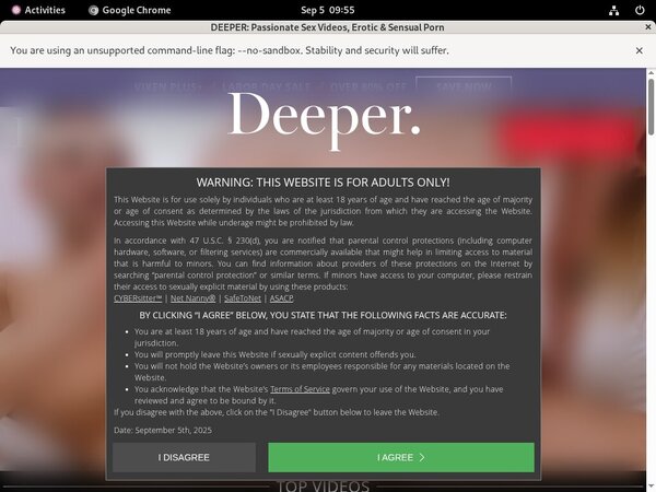 Deeper Member Login Free