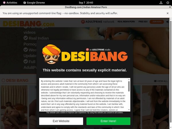 Desi Bang Page