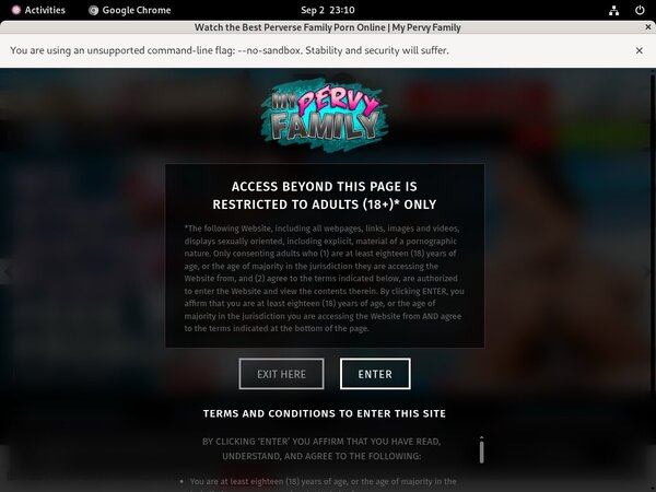 Discount My Pervy Family Offer