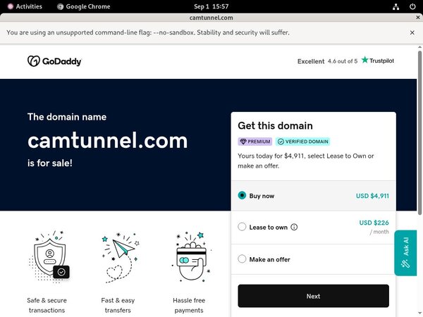 Free Account For Camtunnel