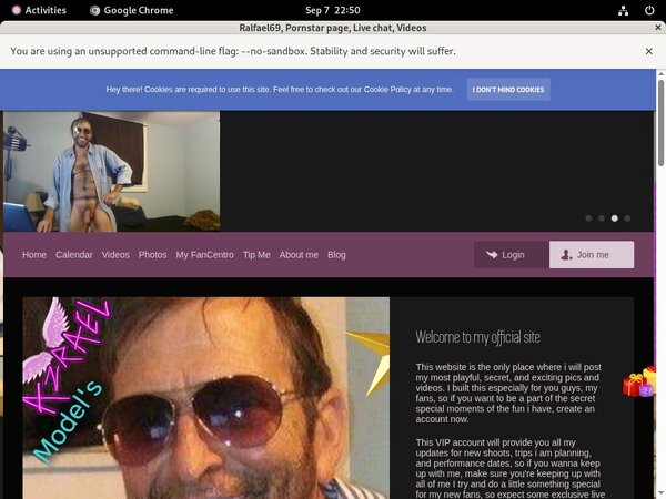 Free Account Ralfael69.modelcentro.com Offer