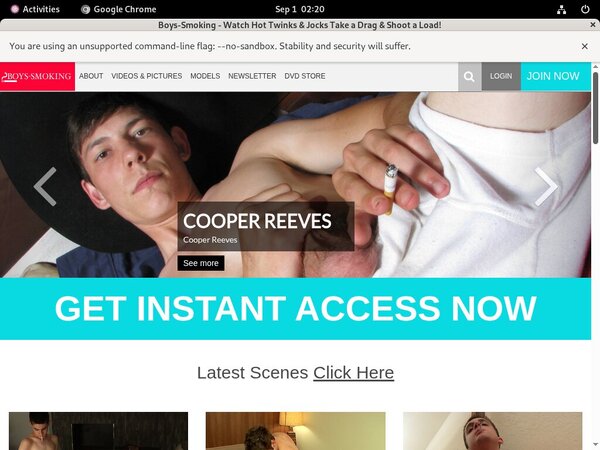 Free Boys Smoking Discounts