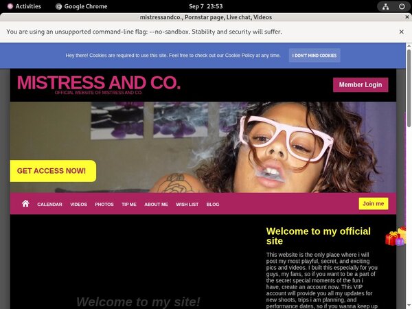 Free Mistressandco Account Password