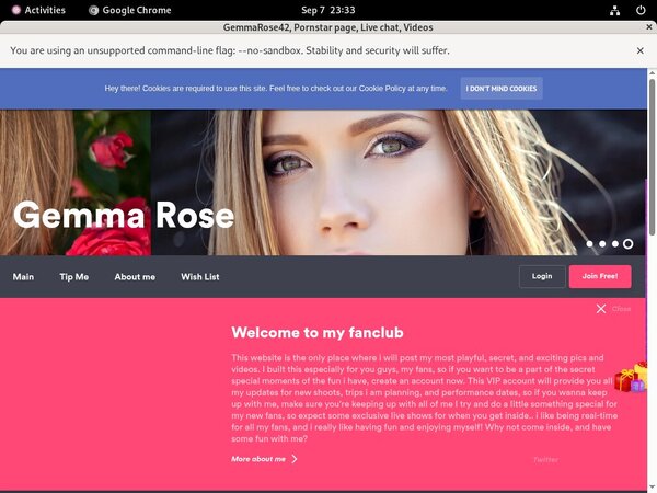 Gemmarose42.modelcentro.com Instant Access