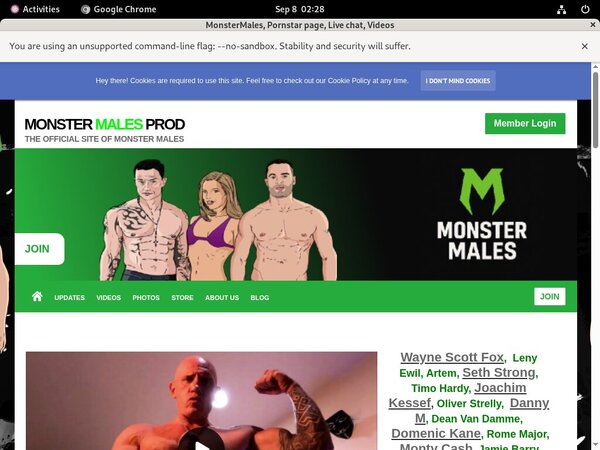 Get MonsterMales Account