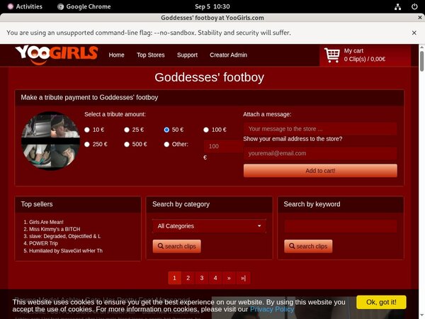 Goddessesfootboy Offer Goddessesfootboy Offer