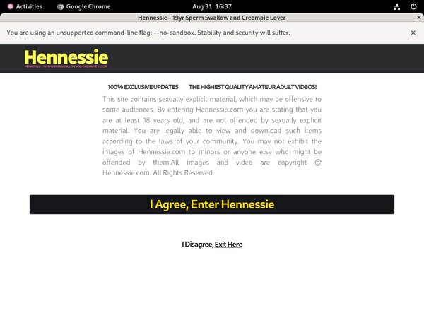 Hennessie.com Full Com
