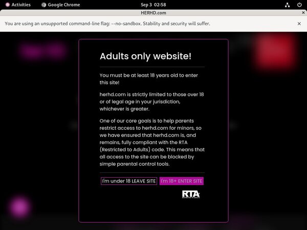 Her HD Login Account