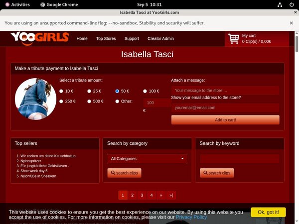 Isabella Tasci Wnu.com Page