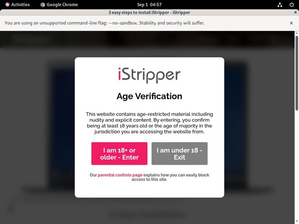Istripper.com Trial Link