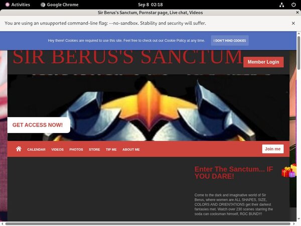 Join Sir Berus's Sanctum Paypal