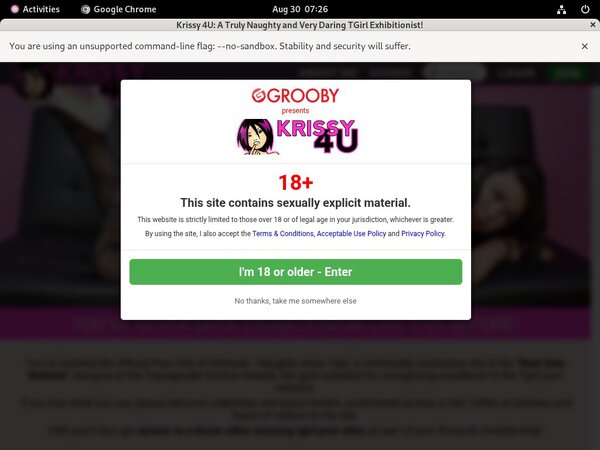 Krissy 4 U Pay Site