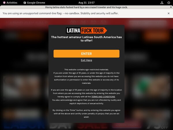Latina Fuck Tour Discount Coupon