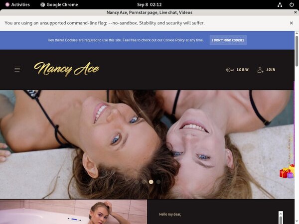 Login To Nancy Ace For Free