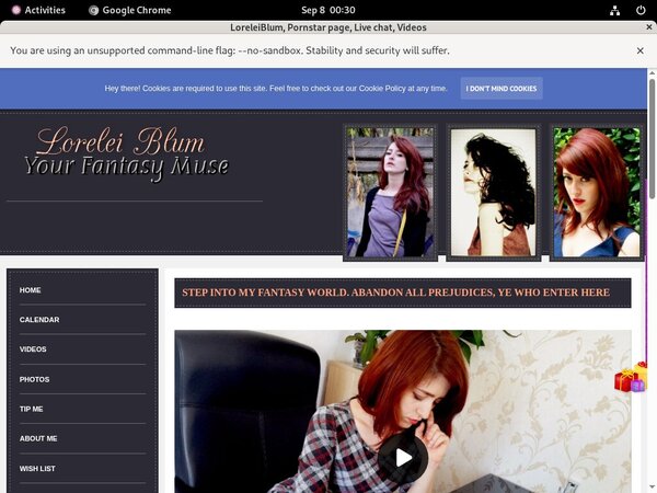 Loreleiblum.modelcentro.com Cam