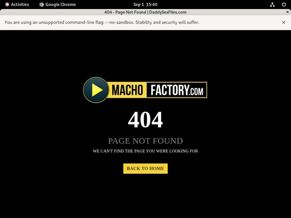 Machofactory Login
