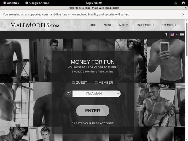Male Models Join Now