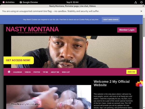 Nastymontana.com Valid Account