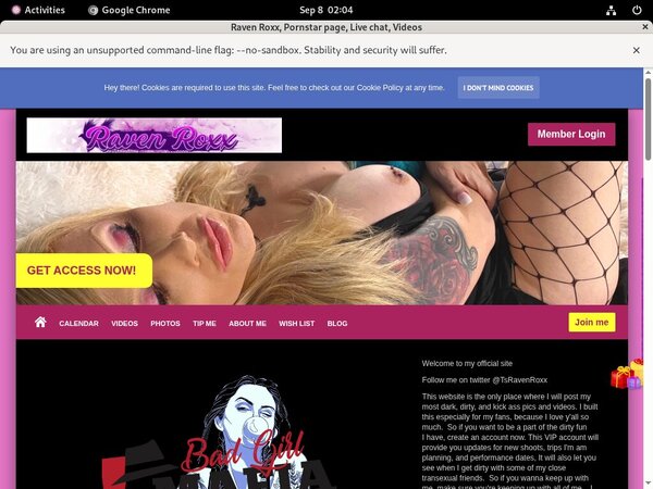 Raven Roxx Log In
