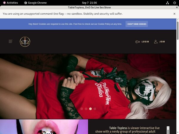 Redtube TableTopless