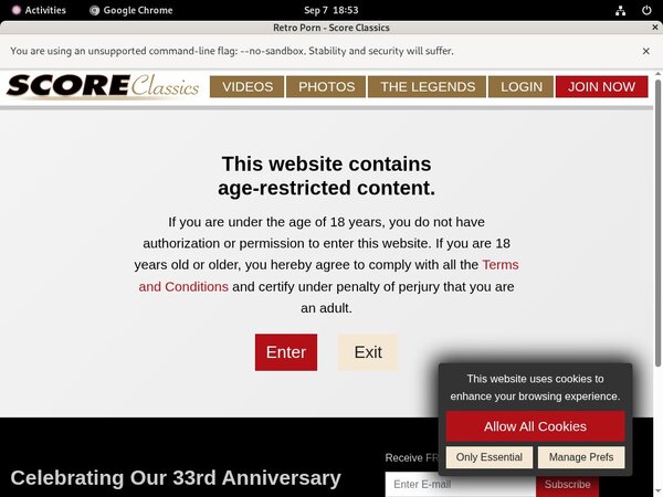 Scoreclassics.com Payment Page