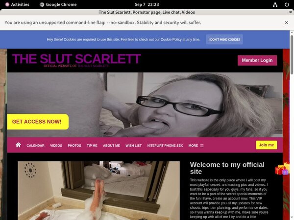 The Slut Scarlett Promo Id