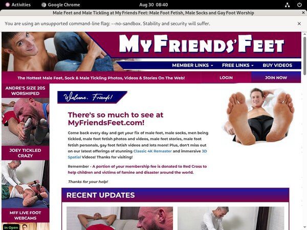 Use Myfriendsfeet.com Discount Link