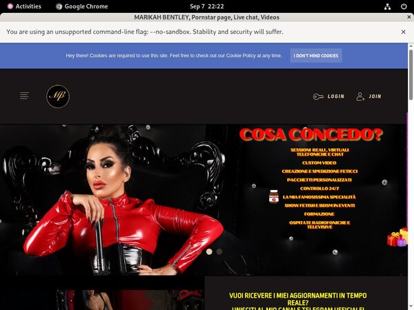 User Pass MARIKAH BENTLEY