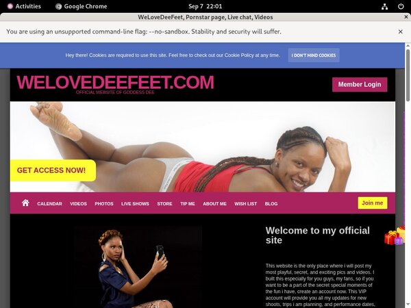 Welovedeefeet Com Logins