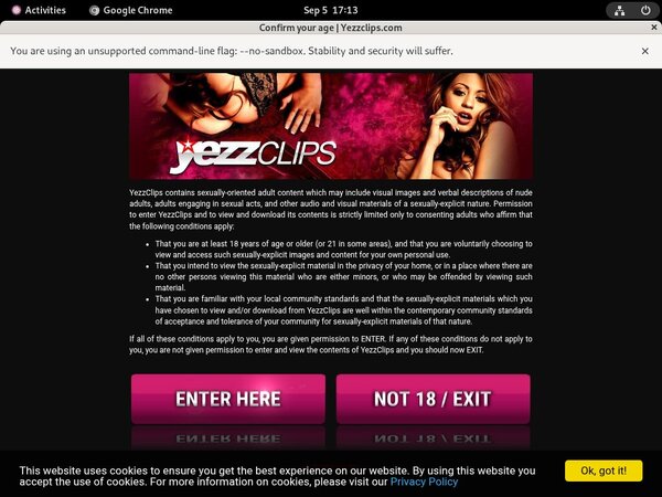 Yezzclips.com Member Login