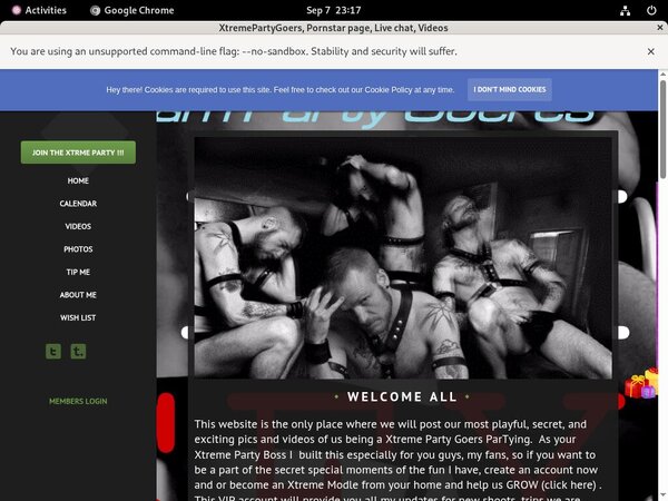 Free Xtremepartygoer.modelcentro.com Preview